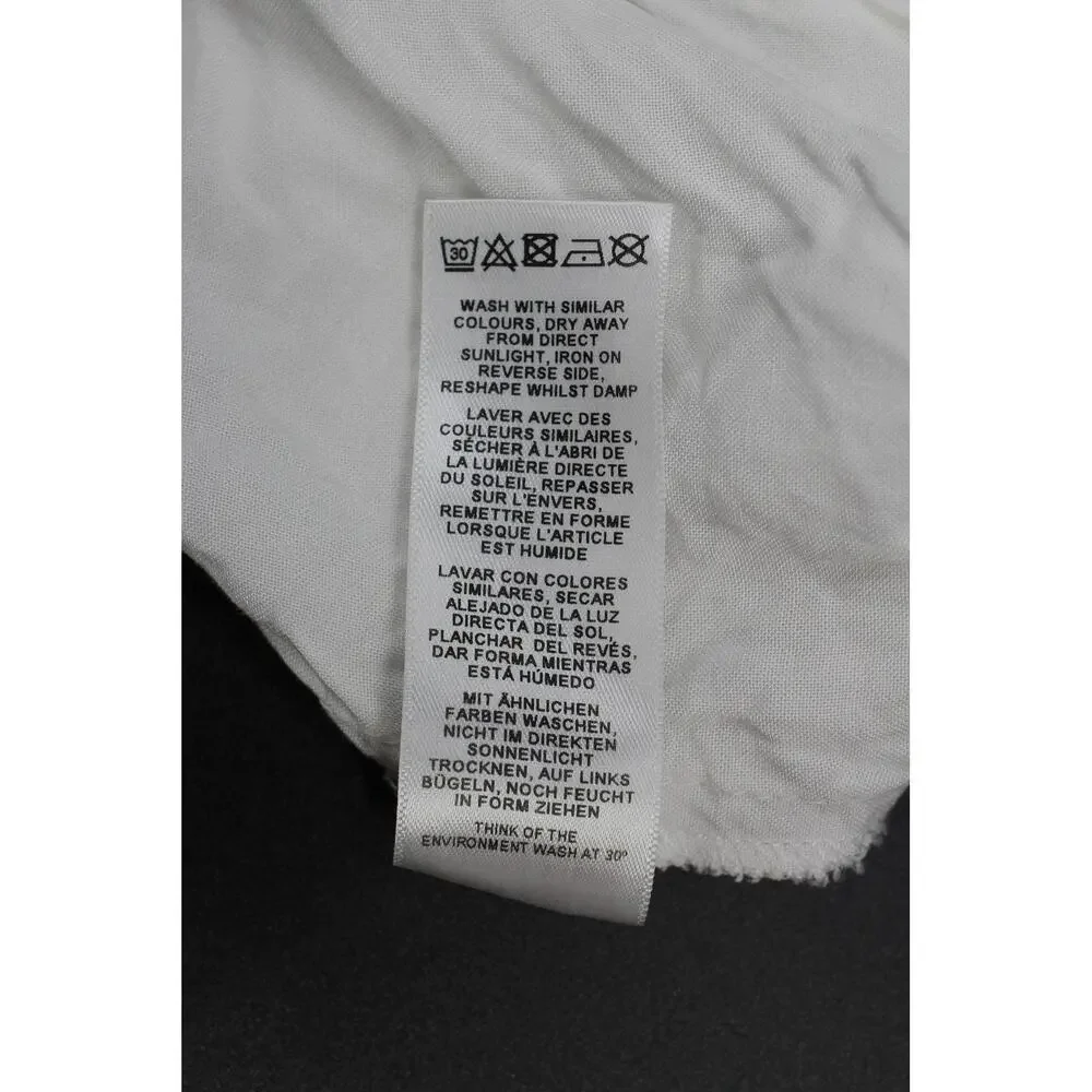 Asos  open tie back tank top mini dress‎ womens 6 angelcore romantic coastal - Picture 4 of 6